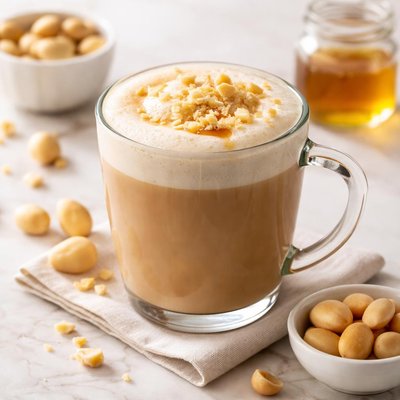 Macadamia nut latte