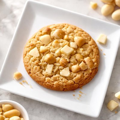 Macadamia white chocolate cookie