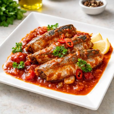 Macarel in tomato sauce