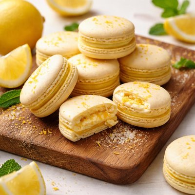 Macaron limoncello