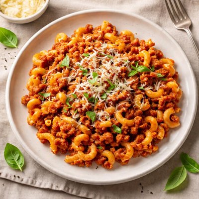 Macaroni with tomato sause