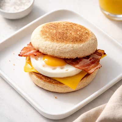 Macdonalds bacon and egg mcmuffin