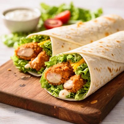 Macdonalds chicken snack wrap