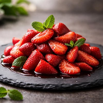 Macerated strawberries
