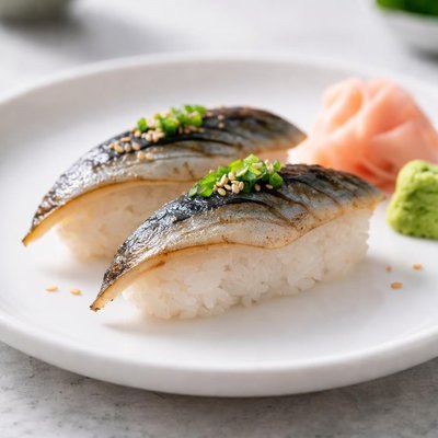 Mackerel nigiri