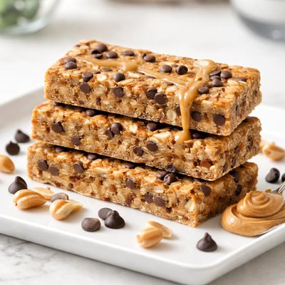 Macro bar peanut butter and chocolate chips
