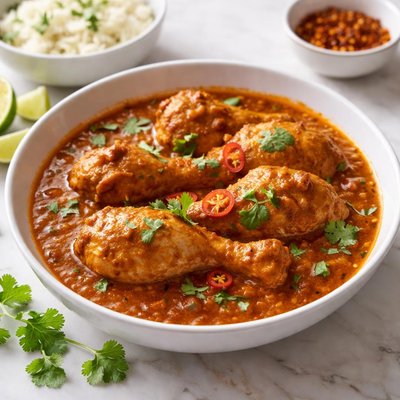 Madras curry chicken