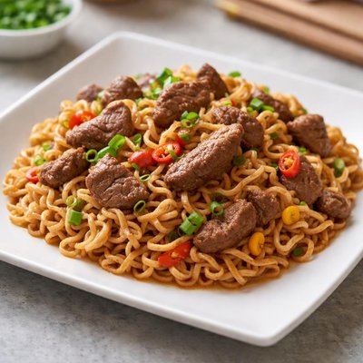 Maggi beef noodles