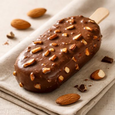 Magnum almond icream popsicle