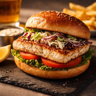 Mahi-mahi sandwich