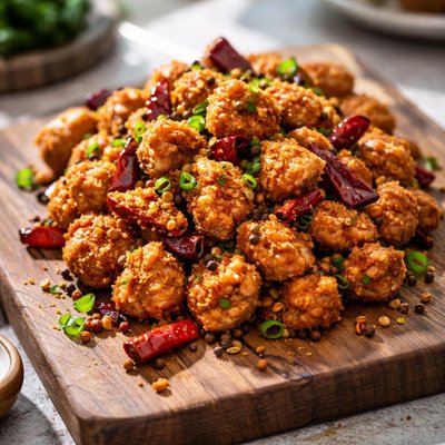 Mala popcorn chicken