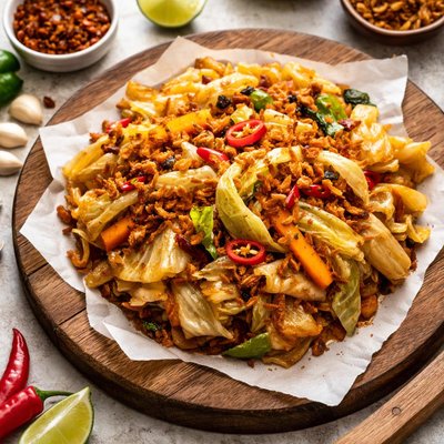 Mamak style cabbage