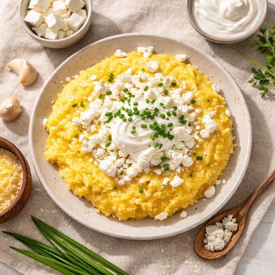 Mamaliga cu branza