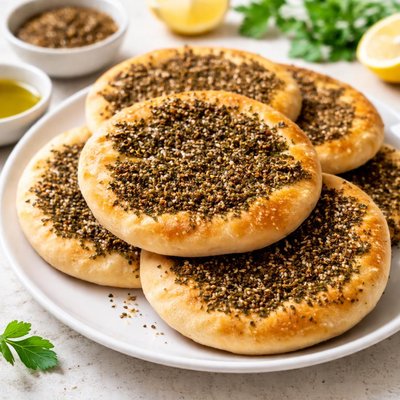 Manakish zaatar