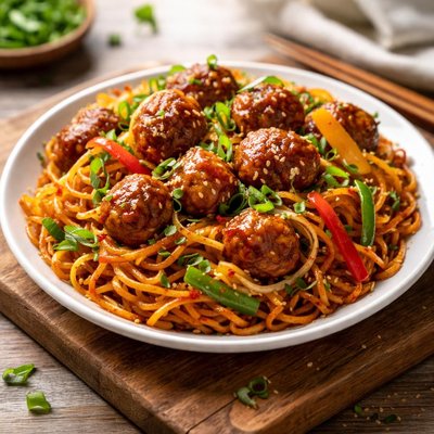 Manchurian noodles