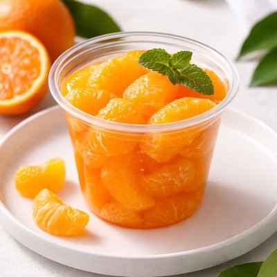 Mandarin orange cup