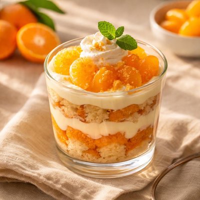 Mandarin trifle