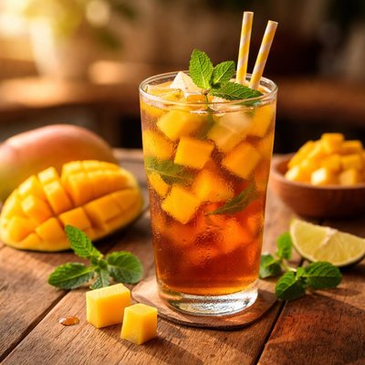 Mango ice tea