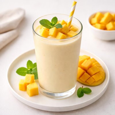 Mango milk drink