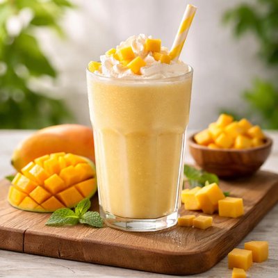 Mango milk shake