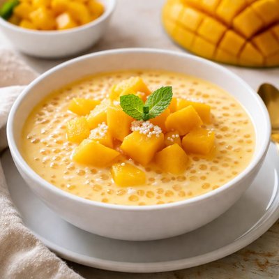 Mango sago dessert