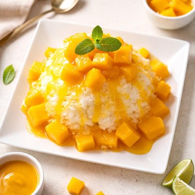Mango shaved ice