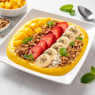 Mango smoothie bowl