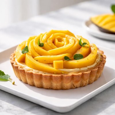 Mango tart