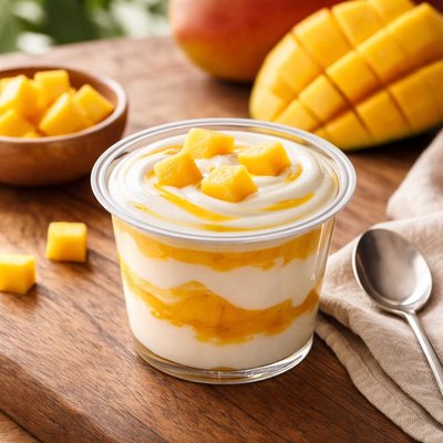 Mango ultimate yougurt by danone double cream