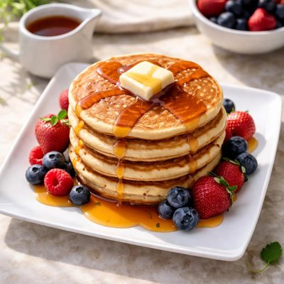 Maple-flavored syrup