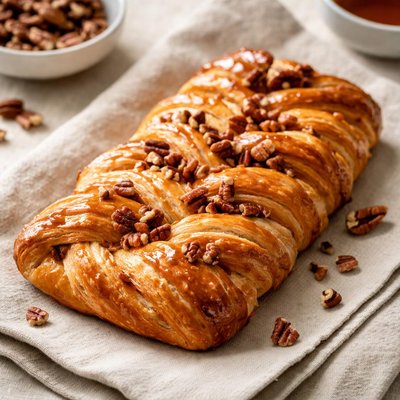 Maple and pecan plait