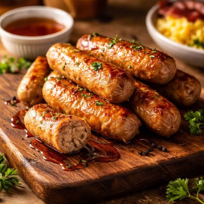 Maple chicken breakfast sausage