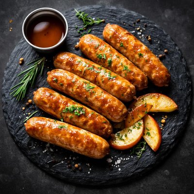 Maple chicken sausage