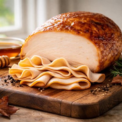 Maple glazed honey turkey boars head