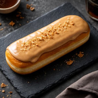 Maple iced long john