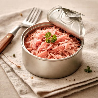 Maple leaf flakes of ham