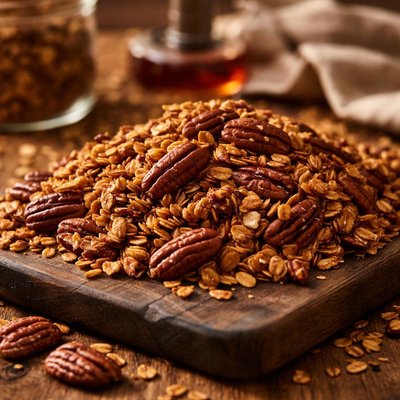 Maple pecan granola