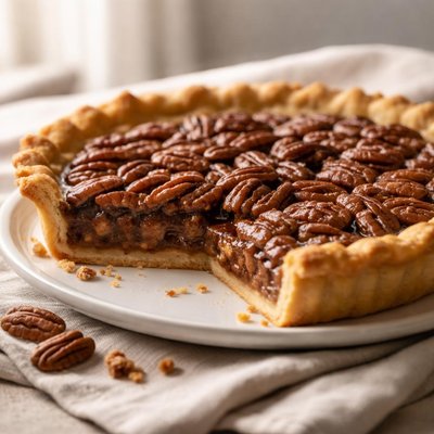 Maple pecan pie