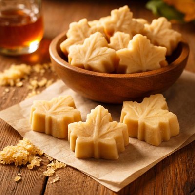 Maple sugar candies