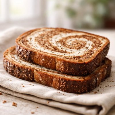 Marble rye toast