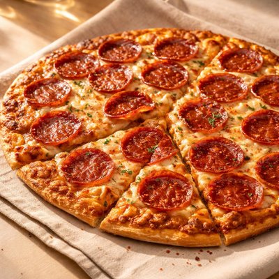 Marcos thin crust pepperoni pizz