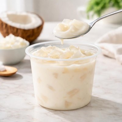 Marigold yogurt nata de coco