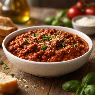 Marinara sauce with meat