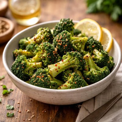 Marinated brocoli