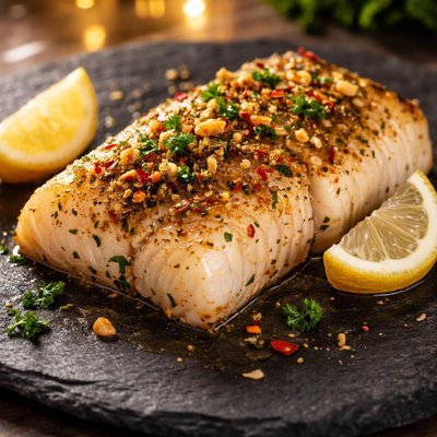 Marinated cod