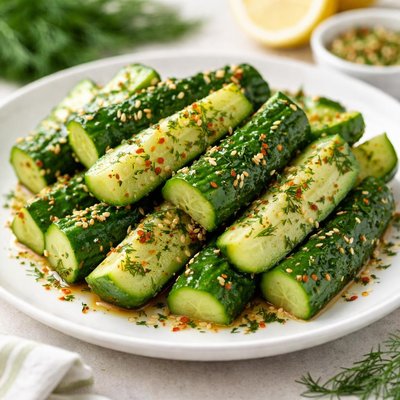 Marinated cucumbers