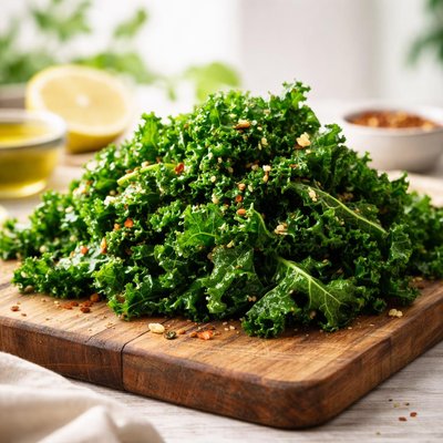 Marinated kale