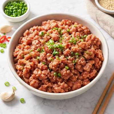 Marinated minced pork