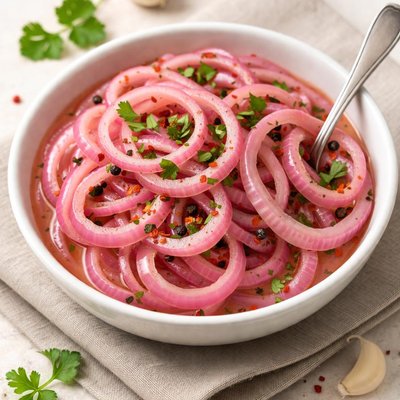 Marinated onions