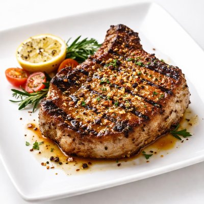 Marinated pork chop